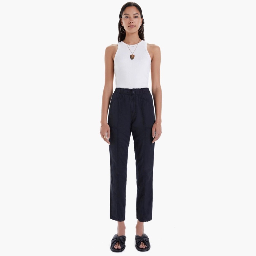 MOTHER the springy ankle Casual Pants faded black 1582 - Picture 1 of 10